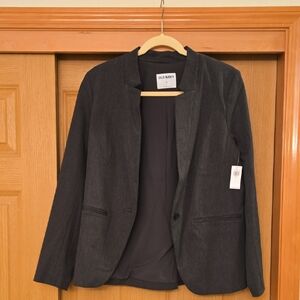 NWT Old Navy Women's Charcoal Blazer comfortable.